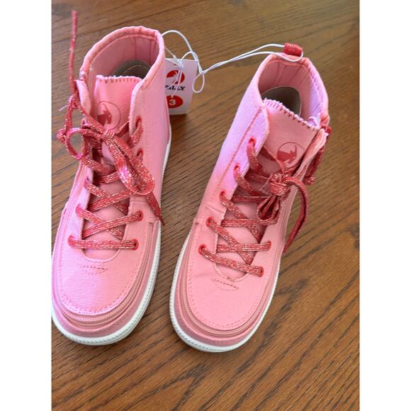 NWT Billy Footwear- Haring Essential Hi Top- Pink-Big Kid 3 - Picture 1 of 9